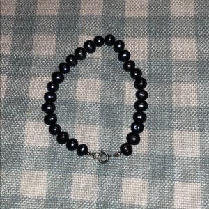 Dark Blue Pearl Bracelet